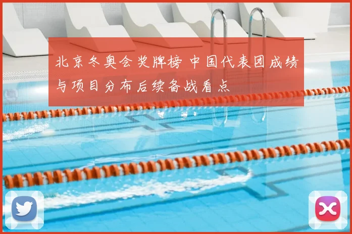 北京冬奥会奖牌榜 中国代表团成绩与项目分布后续备战看点